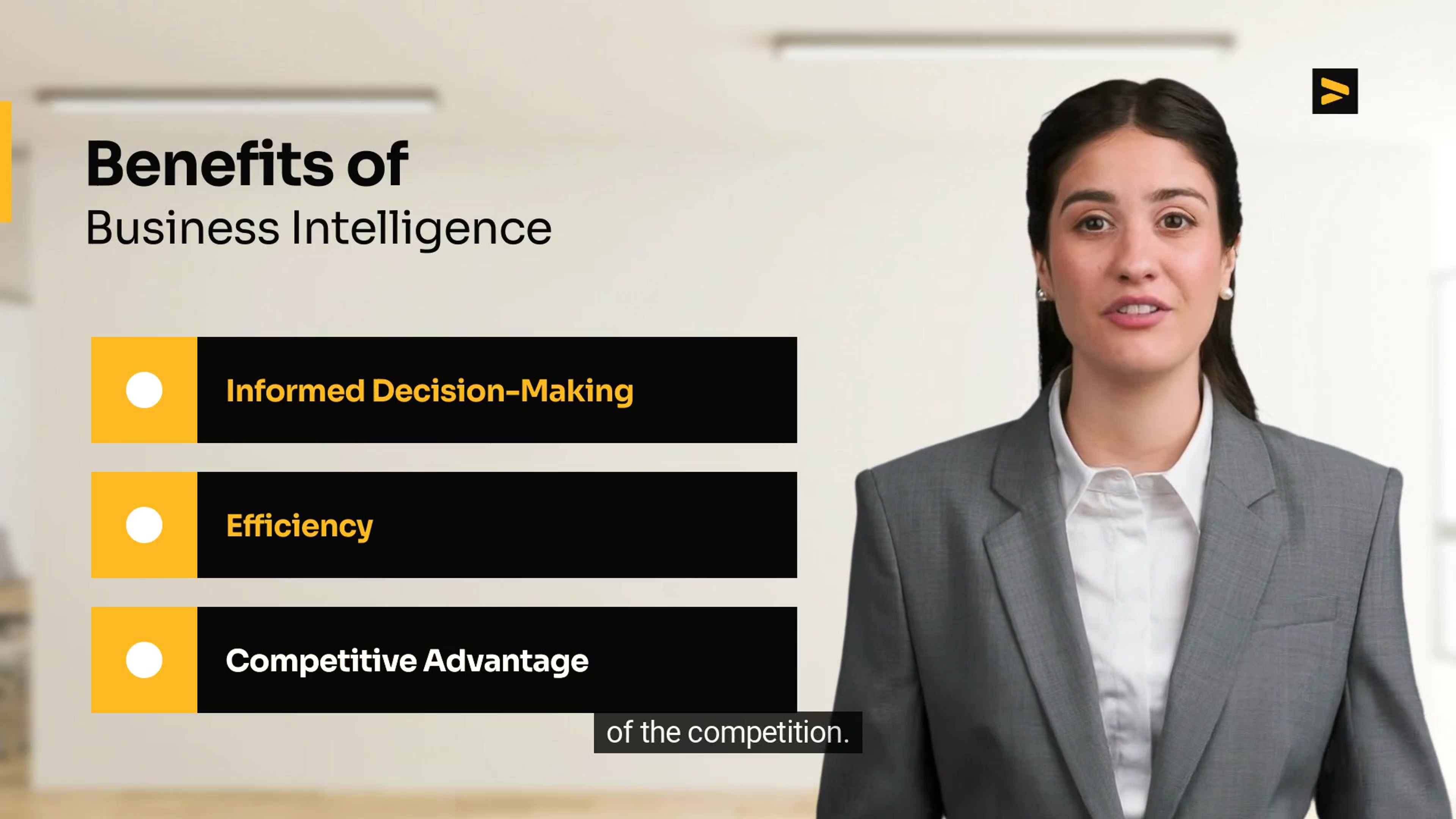 Benefits of BI